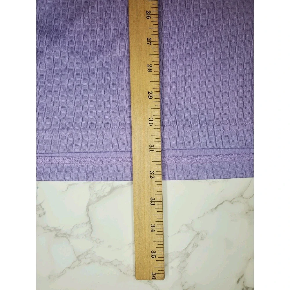 Straight Down Golf Polo Mens 2XL Purple Short Sleeve Performance Shirt Read